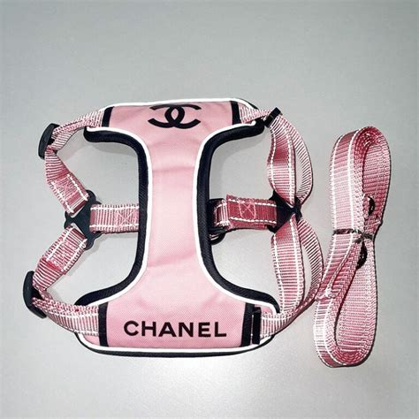 chanel dog purse|Chanel dog collar and leash.